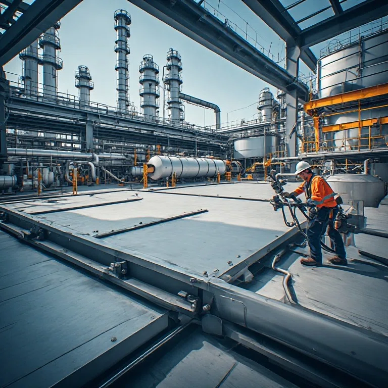 Industrial coating application