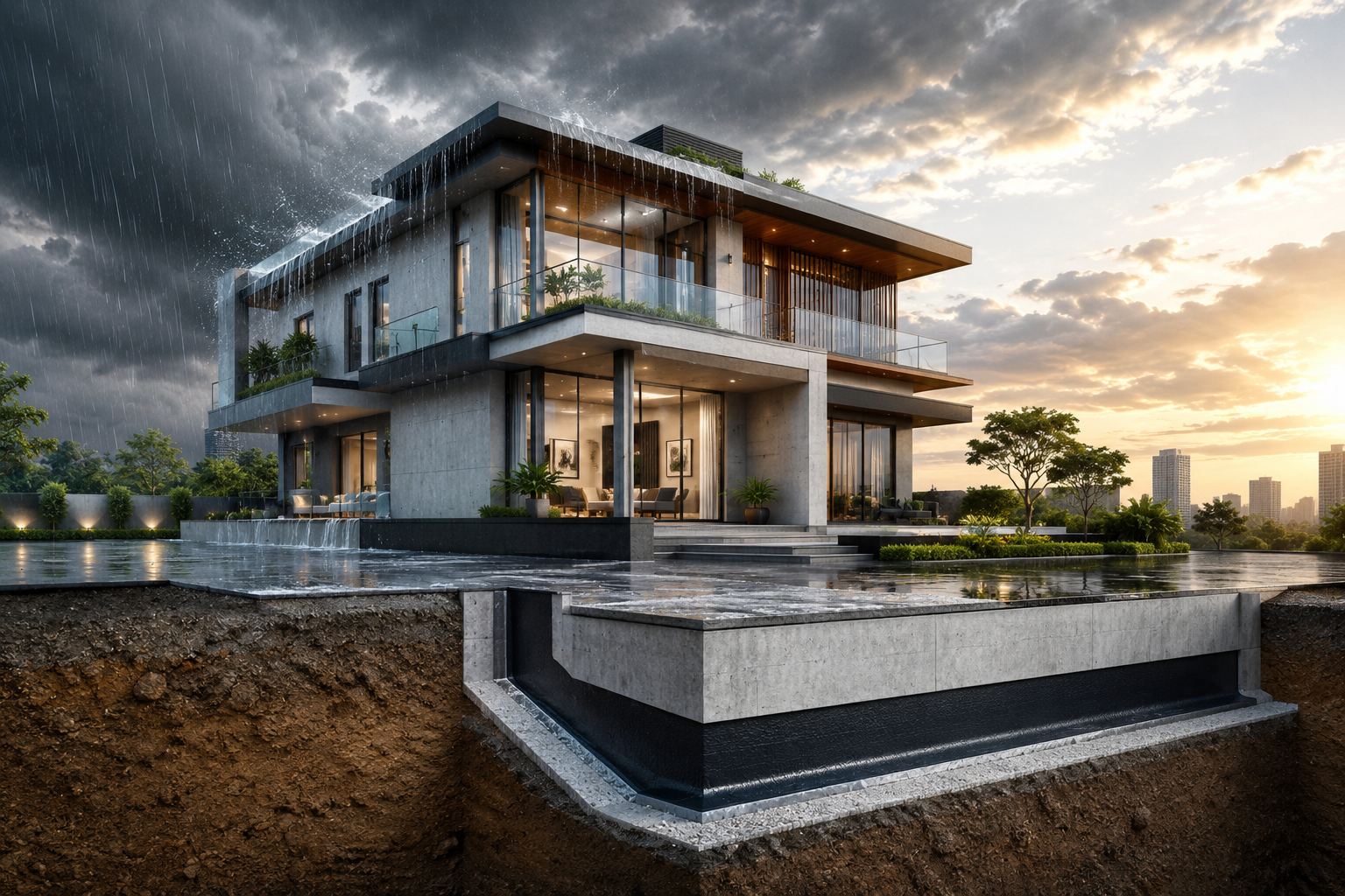 Waterproofing benefits